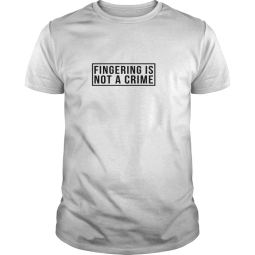 Fingering is not a crime shirt, hoodie, long sleeve, ladies tee