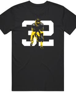 Franco Harris 32 Goat Immaculate Reception 50th Anniversary Pittsburgh Football Fan T Shirt