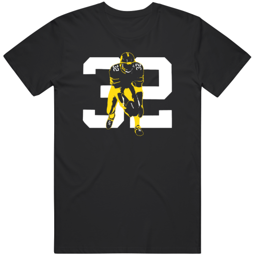 Franco Harris 32 Goat Immaculate Reception 50th Anniversary Pittsburgh Football Fan T Shirt