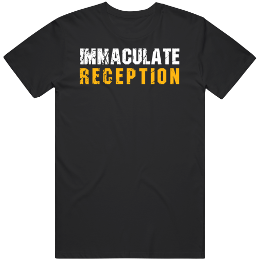 Franco Harris Immaculate Reception Pittsburgh Football Fan Distressed T Shirt