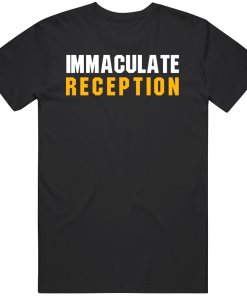 Franco Harris Immaculate Reception Pittsburgh Football Fan T Shirt