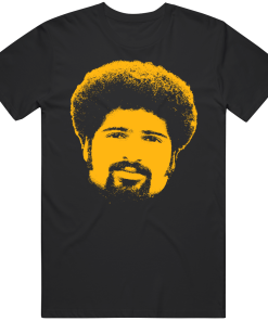 Franco Harris Running Back Big Head Silhouette Pittsburgh Football Fan T Shirt