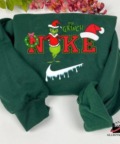 Funny Grinch Nike Christmas Sweatshirt Funny Grinch Nike Christmas Sweatshirt