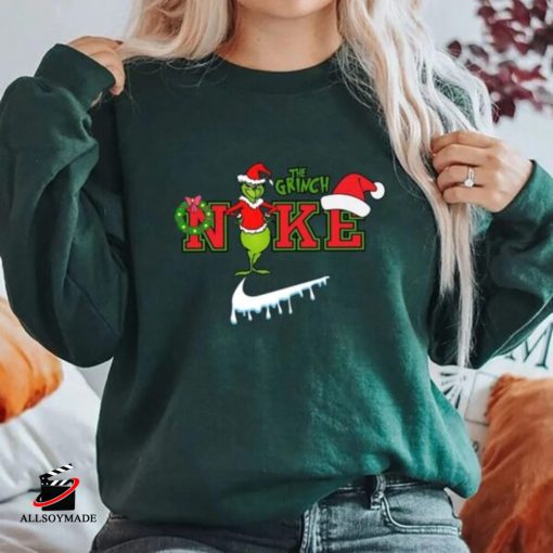 Funny Grinch Nike Christmas Sweatshirt