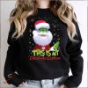 Funny Grinch Santa This Is My Christmas Sweatshirt Xmas Gift