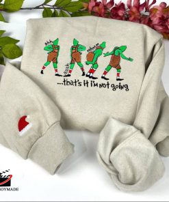 Funny Grinch Stole Christmas Embroidered Sweatshirt