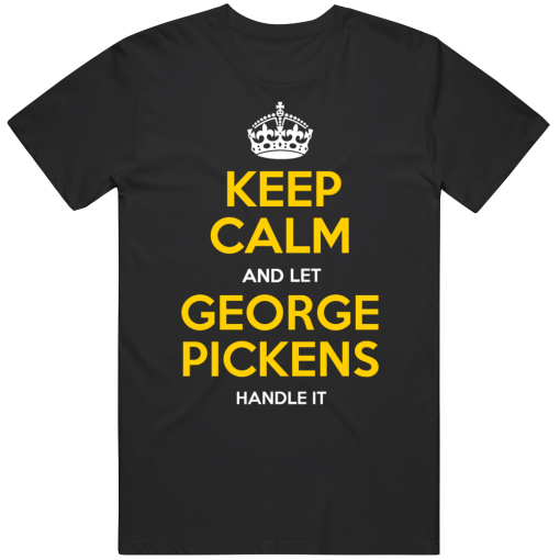 George Pickens Keep Calm Pittsburgh Football Fan T Shirt