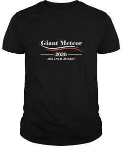 Giant Meteor 2020 just end it already shirt, hoodie, long sleeve