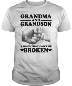Grandma and grandson a bond that can’t be broken shirt