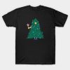 Green Christmas Tree Costume T-shirt