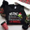 Grinch Christmas My Day I’m Booked Sweatshirt