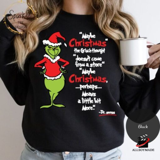 Grinch Christmas Shirt, Matching Family Christmas Sweatshirt
