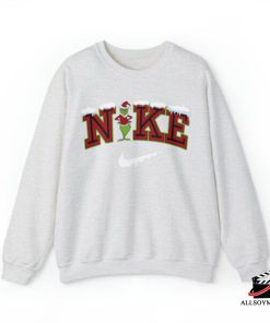 Grinch Christmas Snow Nike Sweatshirt