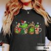 Grinch Latte Coffee Family Christmas Shirt