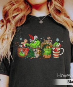 Grinch Latte Coffee Family Christmas Shirt