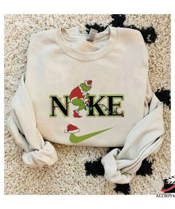 Grinch Nike Christmas Snow Sweatshirt Grinch Nike Christmas Snow Sweatshirt