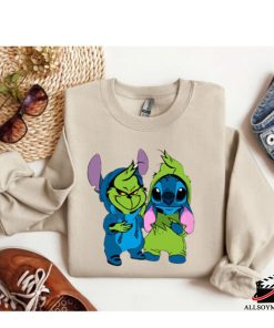 Grinch Stitch Christmas Sweatshirt