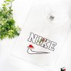 Grinch X Nike Inspired Christmas Embroidered Sweatshirt, Couple Embroidered Christmas