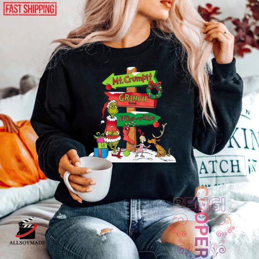GrinchMas I’m A Grinchaholic Christmas Grinch Sweatshirt