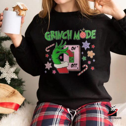 Grinchmas Hand Mode On Christmas Sweatshirt,