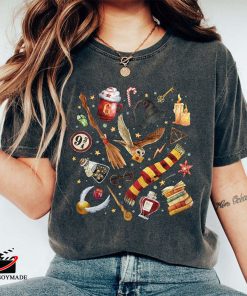 HP Inspired Wizard School Christmas T-shirt