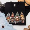 Harry Potter Wizard Houses Christmas Tree Sweatshirt