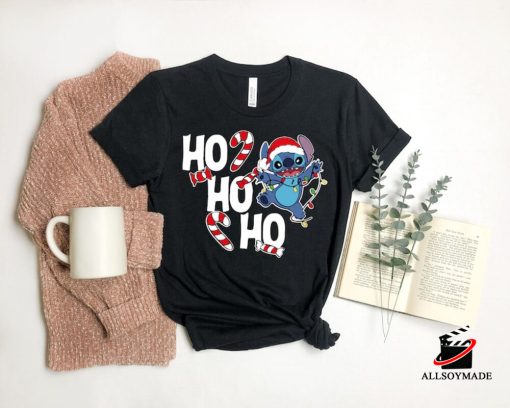 Ho Ho Ho Disney Stitch Christmas Sweatshirt, Disney Cruise Shirt