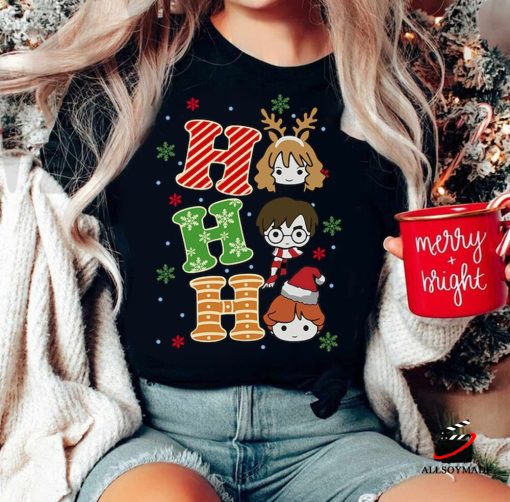 Ho Ho Ho Harry Potter Wizard Christmas Shirt, Magic Harry Christmas Sweatshirt