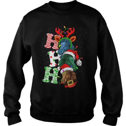 Ho Ho Ho Santa Horse Christmas sweater, sweatshirt, hoodie