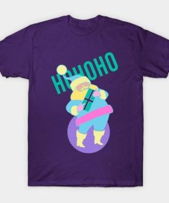 Hohoho colorful Santa Claus Christmas shirt