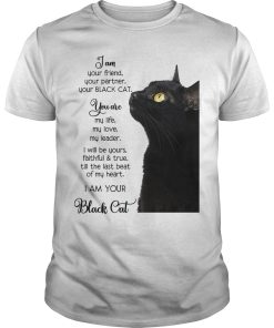 I am your friend your partner your black cat shirt, hoodie