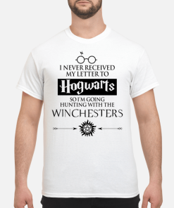 I never received my letter to Hogwarts so I’m going hunting with the Winchesters shirt