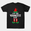 I’m the youngest ELF Family Matching Group Christmas Costume Pajama Funny Gift T-Shirt