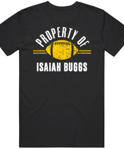 Isaiah Buggs Property Of Pittsburgh Football Fan T Shirt