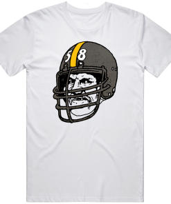 Jack Lambert Lunatic Caricature Pittsburgh Football Fan T Shirt