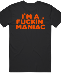 Jack Lambert Maniac Pittsburgh Football Fan T Shirt