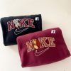 Lady and the Tramp Embroidered Hoodie, Trendy Nike Couple Embroidered Sweatshirt