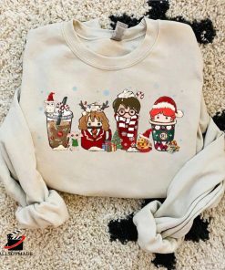 Magic Harry Potter Coffee Latte Christmas Sweatshirt