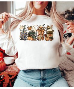Magic Harry Potter Coffee Latte Christmas Sweatshirt, HP Fan Gift