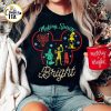 Making Spirits Bright Disney Christmas Sweatshirt, Xmas Disney shirt