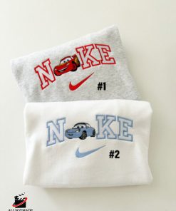 McQueen & Sally Embroidered Hoodie, Trendy Nike Couple Sweatshirt