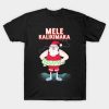 Mele Kalikimaka Santa Claus swimming Merry Christmas shirt