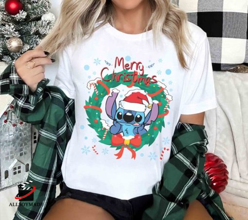 Merry Christmas Stitch Christmas Christmas Sweatshirt