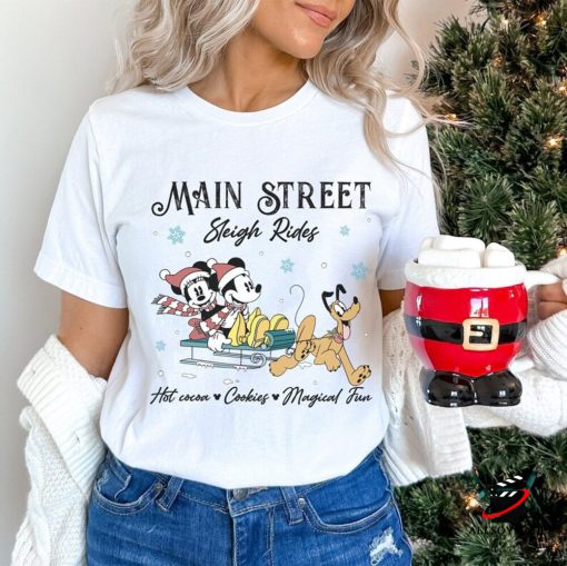 Mickey Christmas Party 2023 Sweatshirt, Mouse Main Street Christmas Shirt