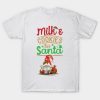 Milk and Cookies for Santa Christmas shirt