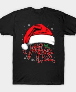 Mrs And Mr Santa Hat Christmas shirt