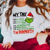 My Day I’m Booked Grinch Santa Sweatshirt, Vintage Disney Xmas