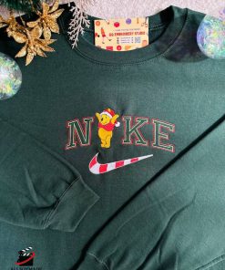 Nike Winnie the Pooh Embroidered Christmas Sweatshirt 3