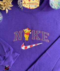 Nike Winnie the Pooh Embroidered Christmas Sweatshirt 4