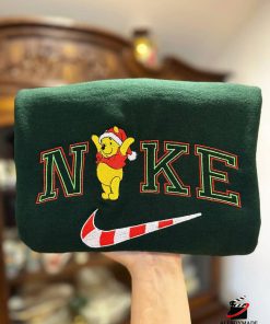 Nike Winnie the Pooh Embroidered Christmas Sweatshirt 5